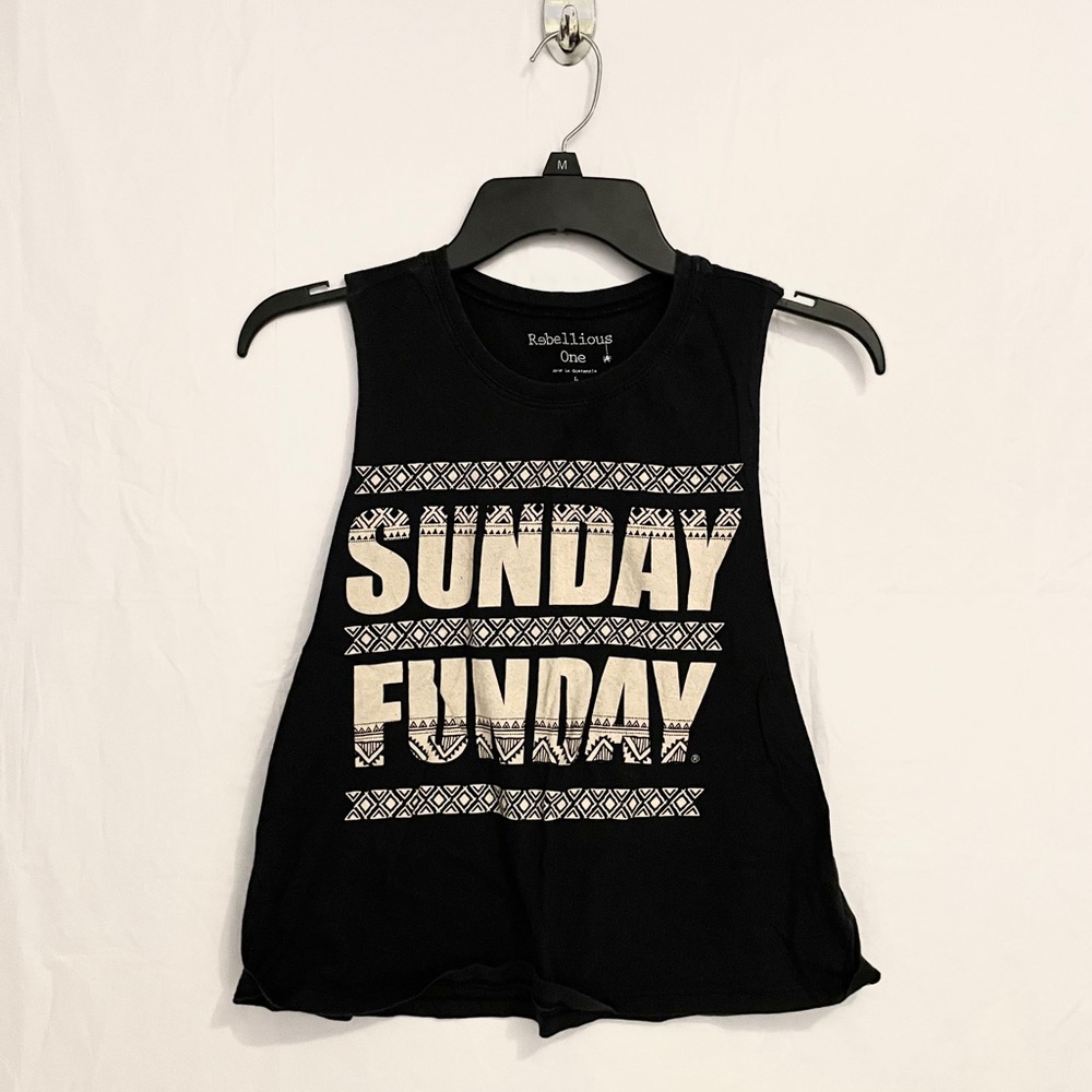 sunday funday muscle shirt